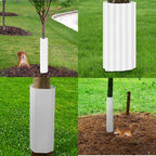 Weatherproof Tree Trunk Baffle with Snap Button Assembly, 6-Pack All Vera Mart