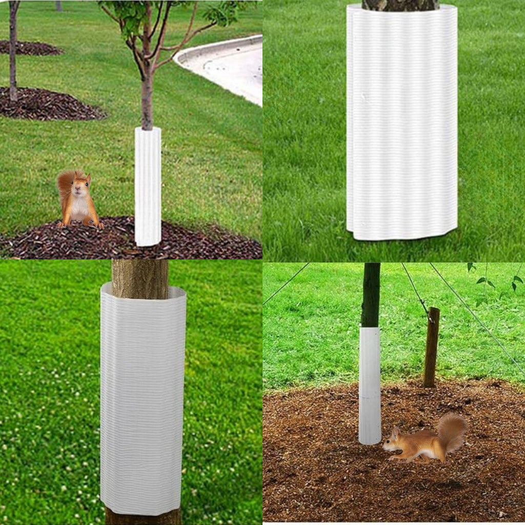 Weatherproof Tree Trunk Baffle with Snap Button Assembly, 6-Pack All Vera Mart