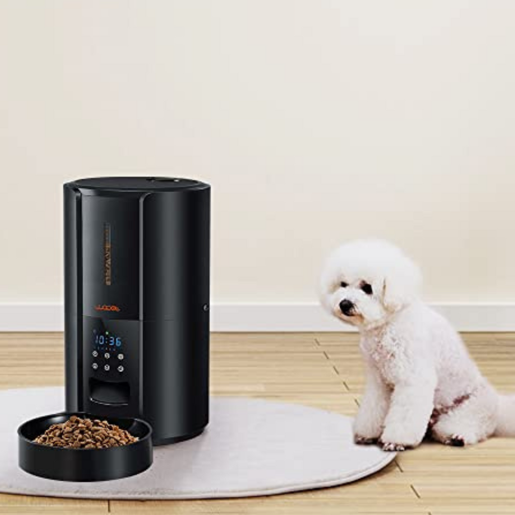 Automatic Pet Feeder with Voice Recording and Portion Control for Cats and Dogs All Vera Mart