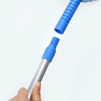 Extendable Ceiling Fan Duster with 180-Degree Flexible Head and Microfiber Bristles All Vera Mart