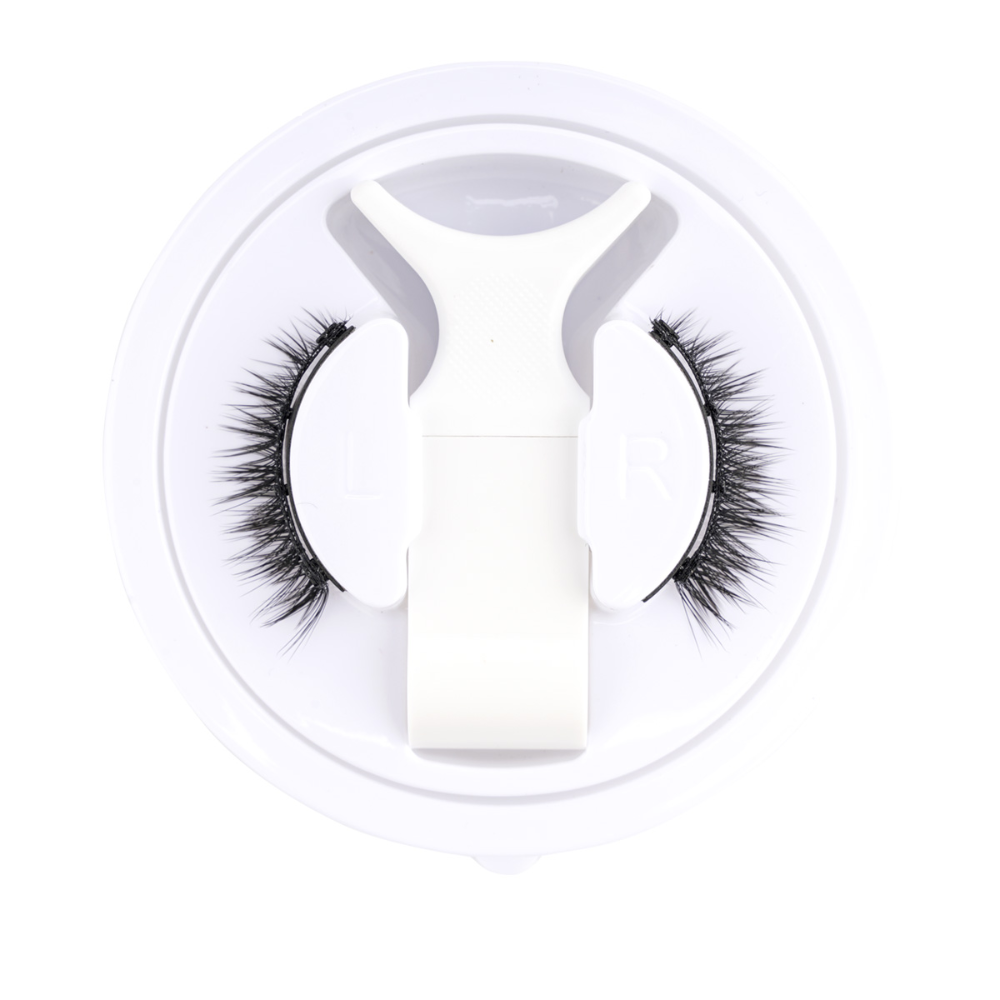 Magnetic Eyelashes with 3D Fiber Construction and Precision Tweezers, Reusable All Vera Mart