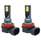 LED Fog Light Bulbs with Three Color Modes and 9600 Lumen Output for H8 H9 H11 All Vera Mart