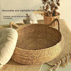 Woven Cattail Cat Bed with Removable Seasonal Pad All Vera Mart