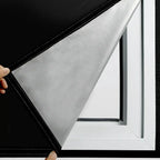 Blackout Window Film with Static Cling and Trim-to-Fit Design, Squeegee Included All Vera Mart