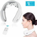 Neck Massager with Pulse Therapy and Heat, 3 Modes Remote Control All Vera Mart