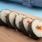 Sushi Roll Maker with Plunger Release System and Two-Piece Design All Vera Mart