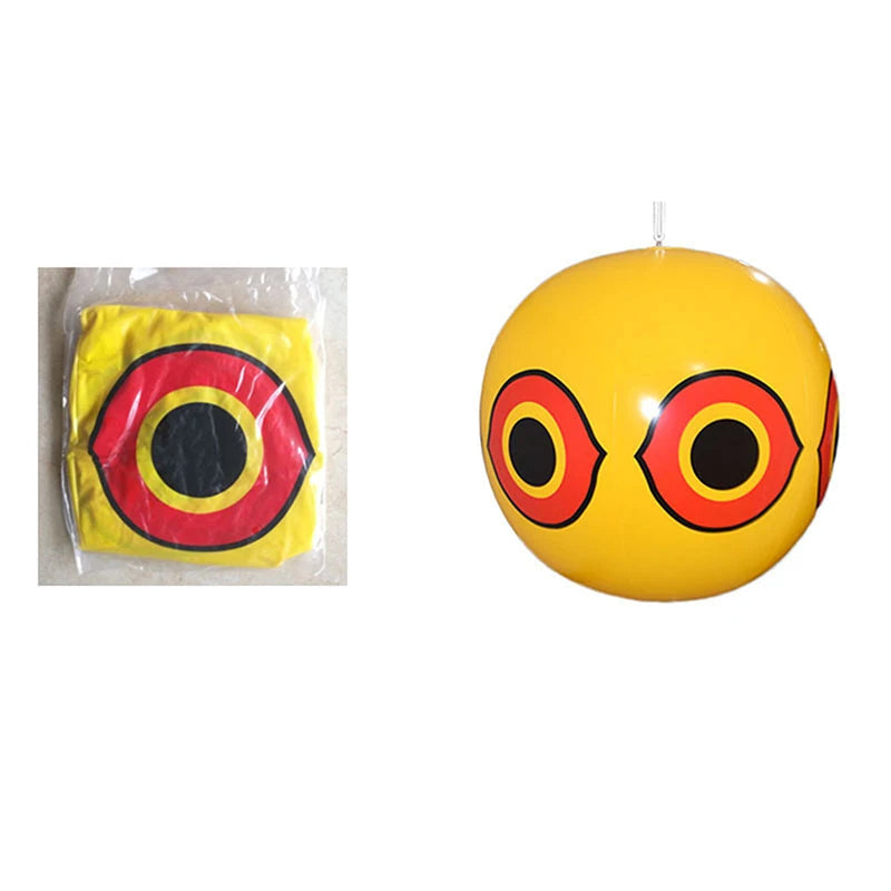 Bird Repellent Balloon with Reflective Predator Eyes and Lanyard All Vera Mart
