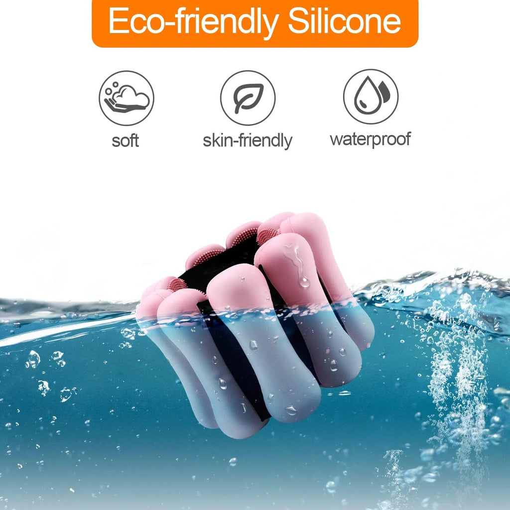 Silicone Wrist and Ankle Weights with Steel Core and Anti-Slip Strap All Vera Mart