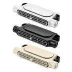 Dual Rotating Backseat Fan with Three Speed Settings and Headrest Mount All Vera Mart