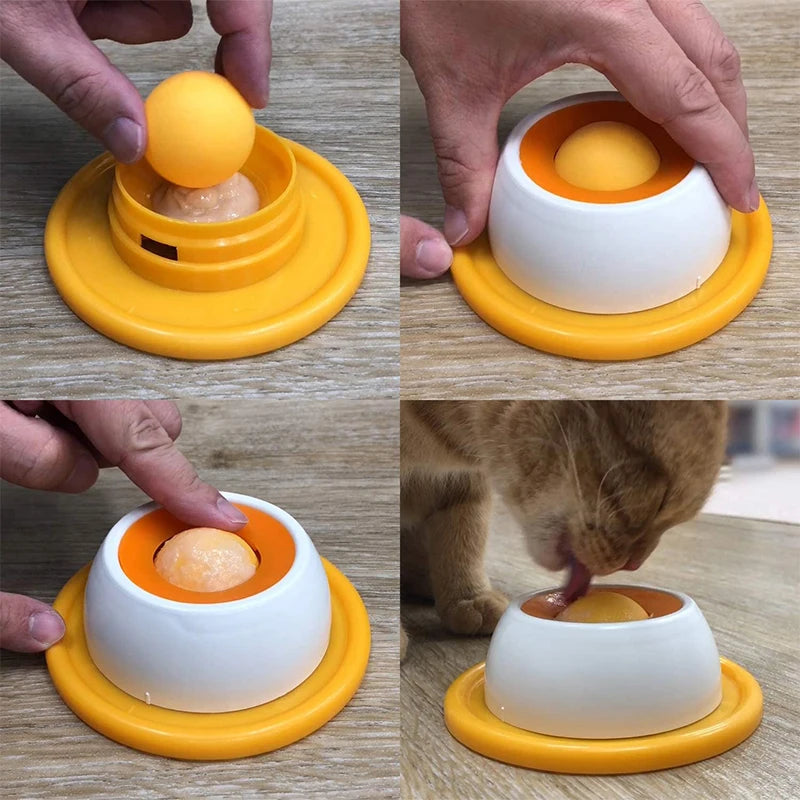 Textured Lick Mat for Cats and Dogs with Grip Base All Vera Mart