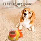 Dog Puzzle Feeder with Duck Shape and Slow Feed Openings All Vera Mart