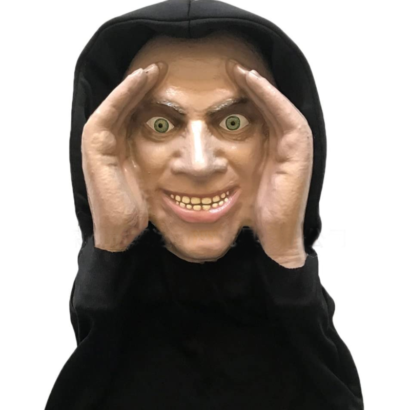 Window Peeper Halloween Decoration with Latex Face and Suction Cups, 21.65in Tall All Vera Mart
