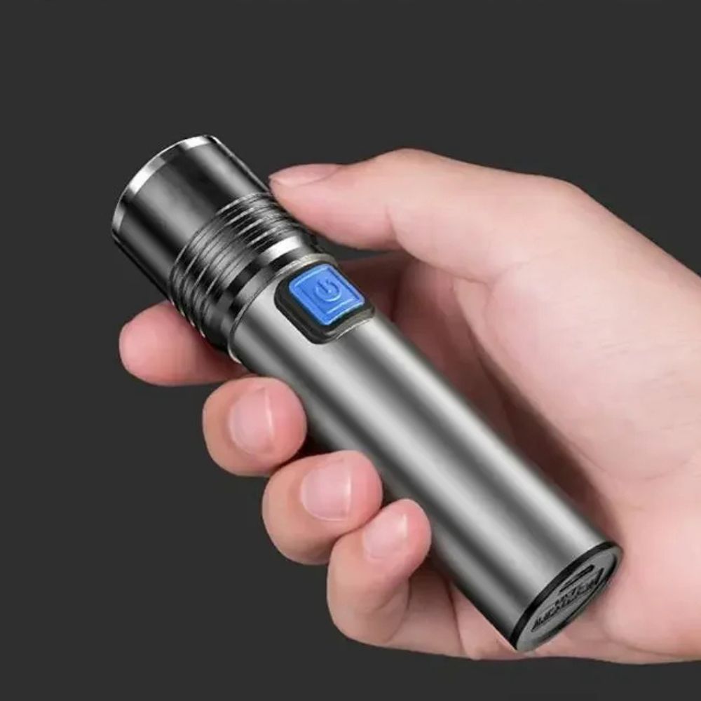 UV Flashlight with Telescopic Zoom and Three Light Modes, 395nm Wavelength All Vera Mart