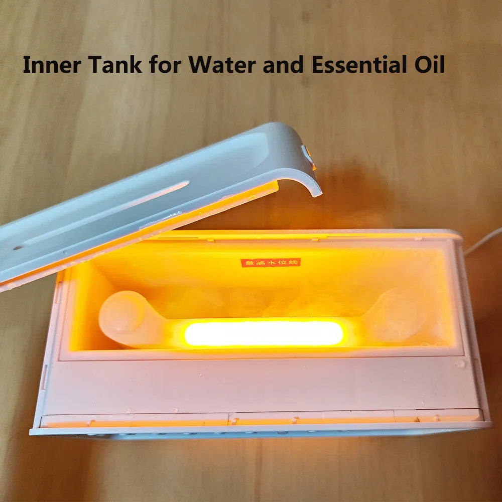 Ambient Sound Machine with Cool Mist Humidifier and Night Light All Vera Mart