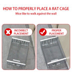 Reusable Mouse Trap Cage with Sliding Door and One Way Entry System All Vera Mart