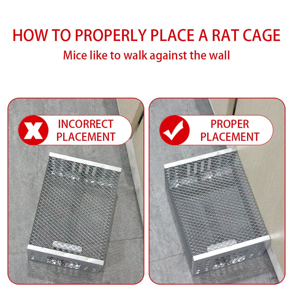 Reusable Mouse Trap Cage with Sliding Door and One Way Entry System All Vera Mart