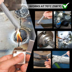Metal Repair Rod for Aluminum and Stainless Steel with Low Temperature Activation, 100mm All Vera Mart