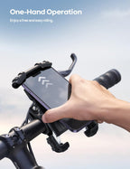 Handlebar Phone Mount with 360-Degree Ball Joint and Four-Corner Grip All Vera Mart