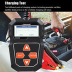 12V Battery and Alternator Tester with In-Vehicle Testing and Polarity Protection All Vera Mart