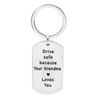 Engraved Stainless Steel Keychain with Daily Reminder Message and Key Ring Attachment All Vera Mart