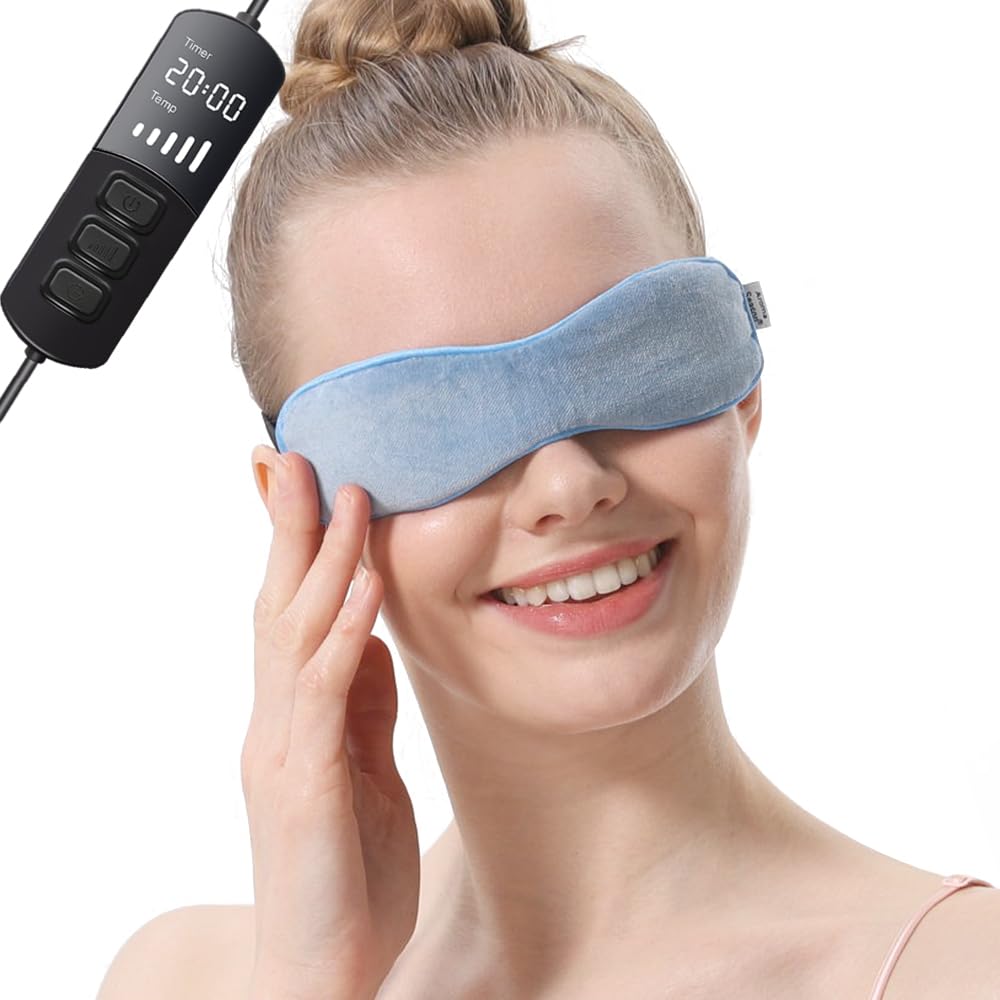 Heated Eye Mask with Graphene Technology and Five Temperature Settings for Dry Eyes All Vera Mart