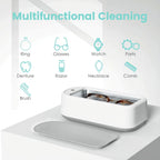 Ultrasonic Cleaner with 640ml Tank and Dual Timer for Rings, Eyeglasses, Watches All Vera Mart