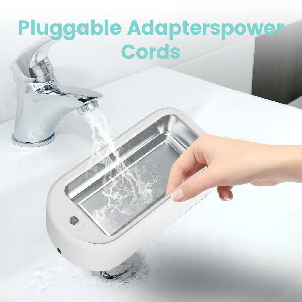 Ultrasonic Cleaner with 640ml Tank and Dual Timer for Rings, Eyeglasses, Watches All Vera Mart
