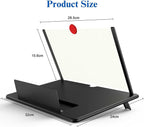 Phone Screen Magnifier with Acrylic Lens and Adjustable Stand, 16 Inch Display All Vera Mart