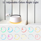 Infant Sleep Sound Machine with 30 Sounds and 12-Color Night Light All Vera Mart
