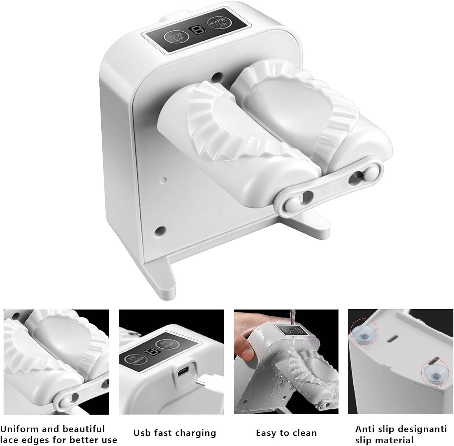 Automatic Dumpling Mold with Dual Mode Operation and Portion Spoon All Vera Mart