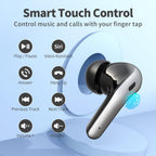 Wireless Earbuds with 60-Hour Battery and Dual Charging, IPX5 Sweat Resistant All Vera Mart