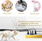 Cable Sleeve Organizer with Spring Loaded Tool and Expandable Design, 2 Meter Length All Vera Mart