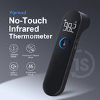 Infrared Forehead Thermometer with Color Coded LED Display and 35 Reading Memory All Vera Mart