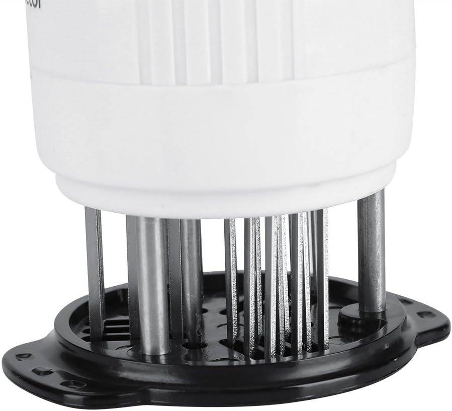 Stainless Steel Meat Injector with 30-Needle System and Dual Action Plunger All Vera Mart