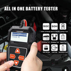 12V Battery and Alternator Tester with In-Vehicle Testing and Polarity Protection All Vera Mart