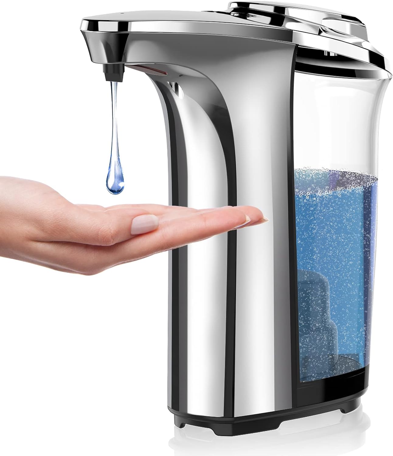 Sensor Activated Soap Dispenser with Adjustable Output and Aluminum Body All Vera Mart