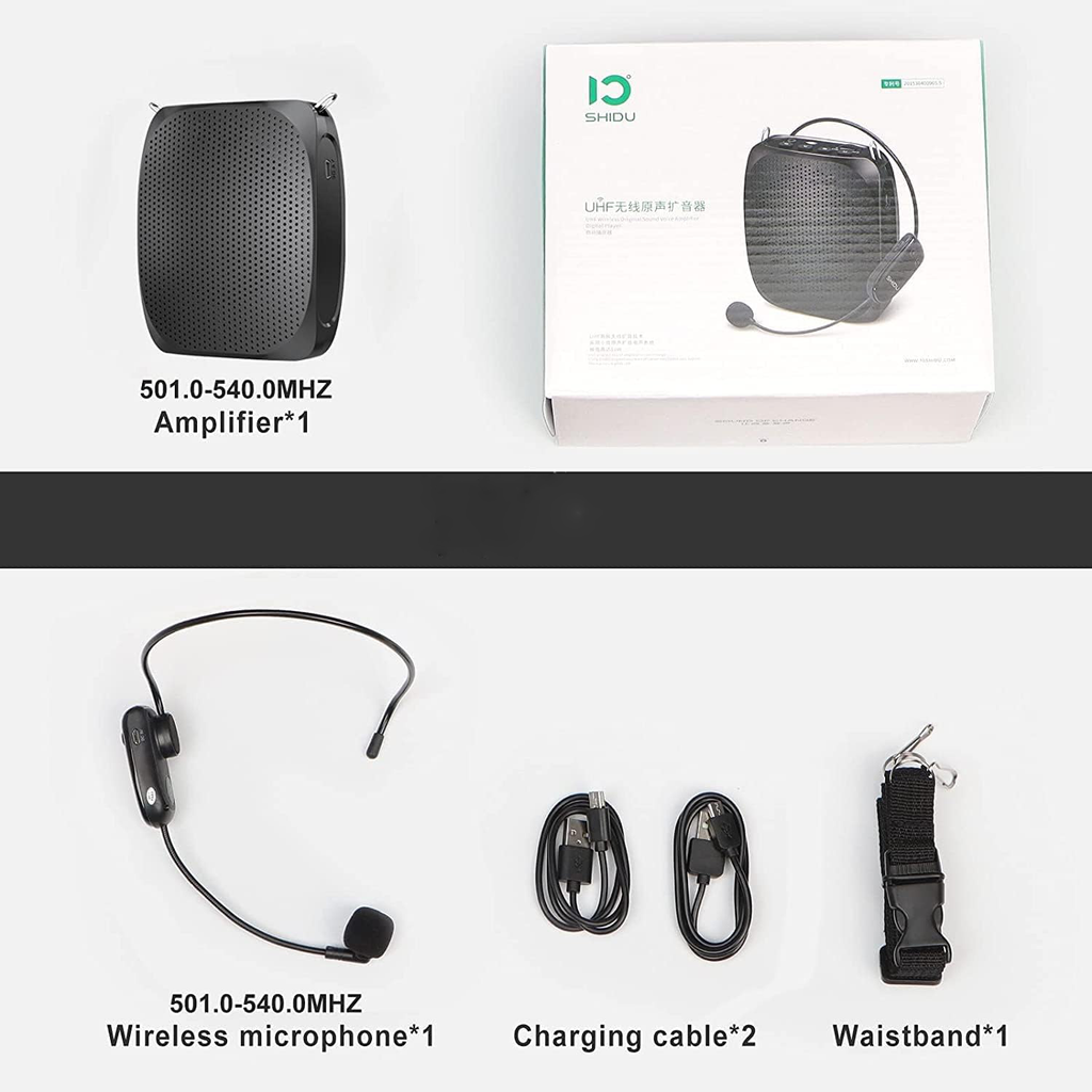 Voice Amplifier with Gooseneck Microphone and Noise Reduction, 10W Speaker for Groups All Vera Mart