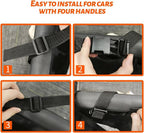Overhead Cargo Net with Full Length Zipper and Reinforced Webbing for Vehicles All Vera Mart