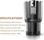 Thermoelectric Car Cup Holder with Dual Temperature Control and LED Display All Vera Mart