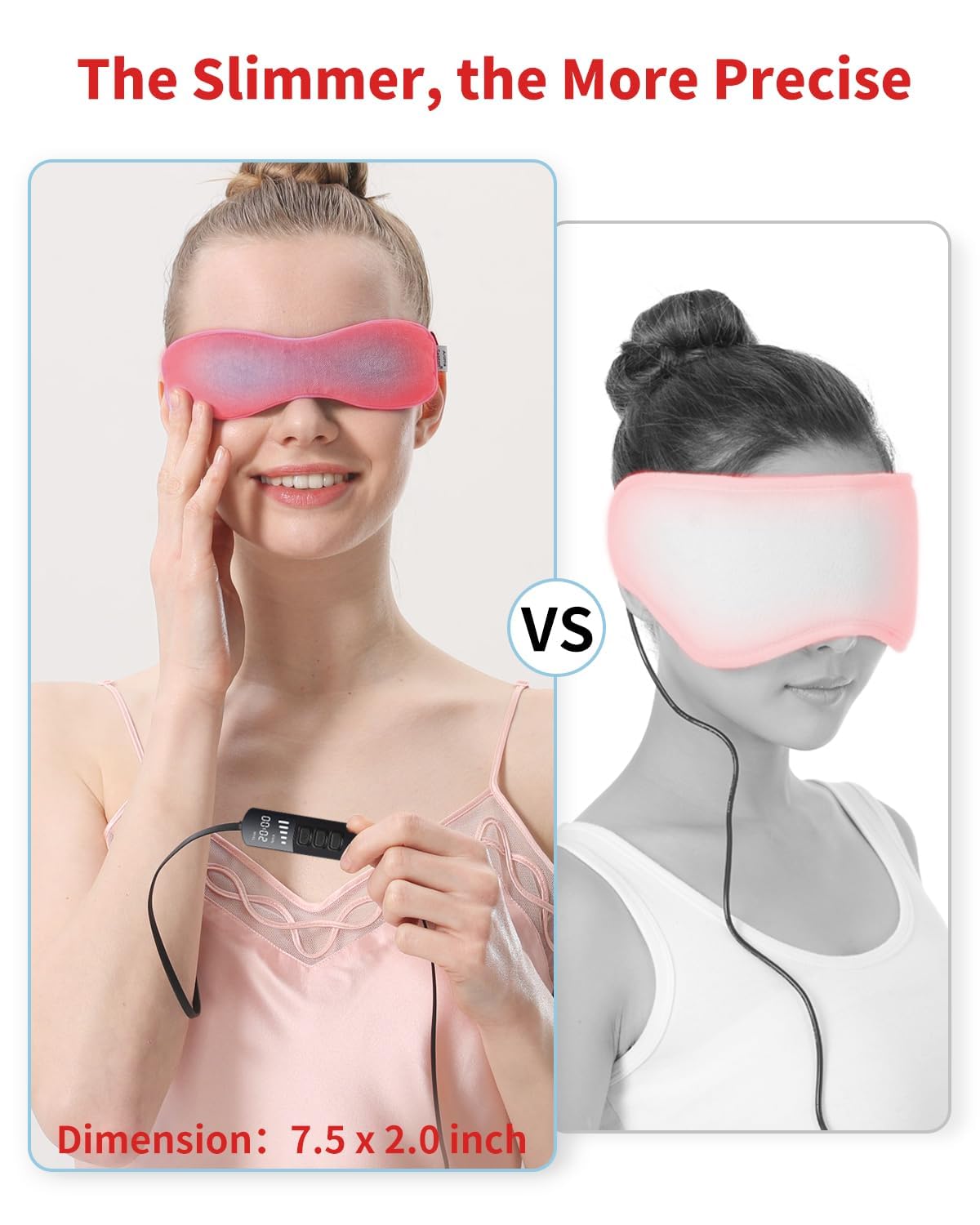 Heated Eye Mask with Graphene Technology and Five Temperature Settings for Dry Eyes All Vera Mart