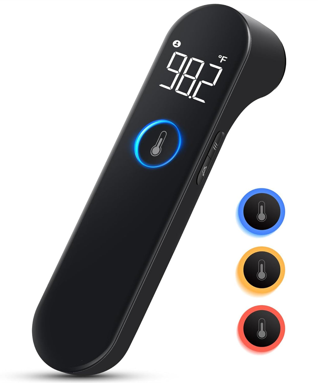 Infrared Forehead Thermometer with Color Coded LED Display and 35 Reading Memory All Vera Mart