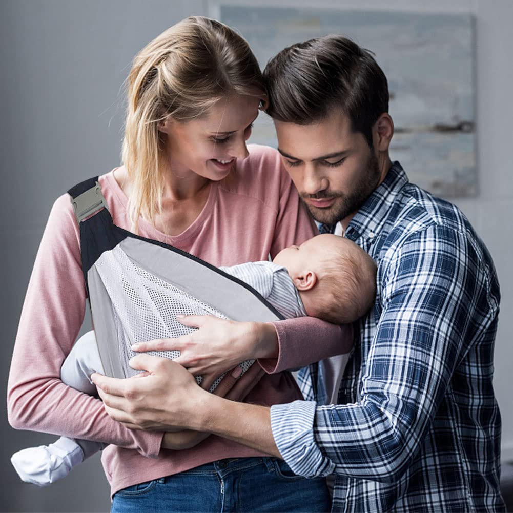 Breathable Baby Carrier Wrap with Padded Shoulder Support and Quick Release Clip All Vera Mart
