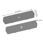 Faucet Splash Guard with Drainage Channels and Non-Slip Base All Vera Mart