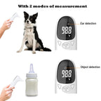 Infrared Ear Thermometer for Pets with LED Display and Memory Storage All Vera Mart