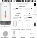 20-Tool Keyboard and Earbud Cleaning Kit with Air Blower and Storage Case All Vera Mart