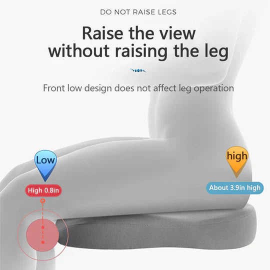 Car Seat Booster Cushion with Ergonomic Support and Raised Seating Position All Vera Mart