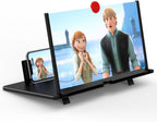 Phone Screen Magnifier with Acrylic Lens and Adjustable Stand, 16 Inch Display All Vera Mart