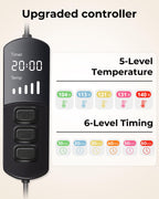 Heated Eye Mask with Graphene Technology and Five Temperature Settings for Dry Eyes All Vera Mart