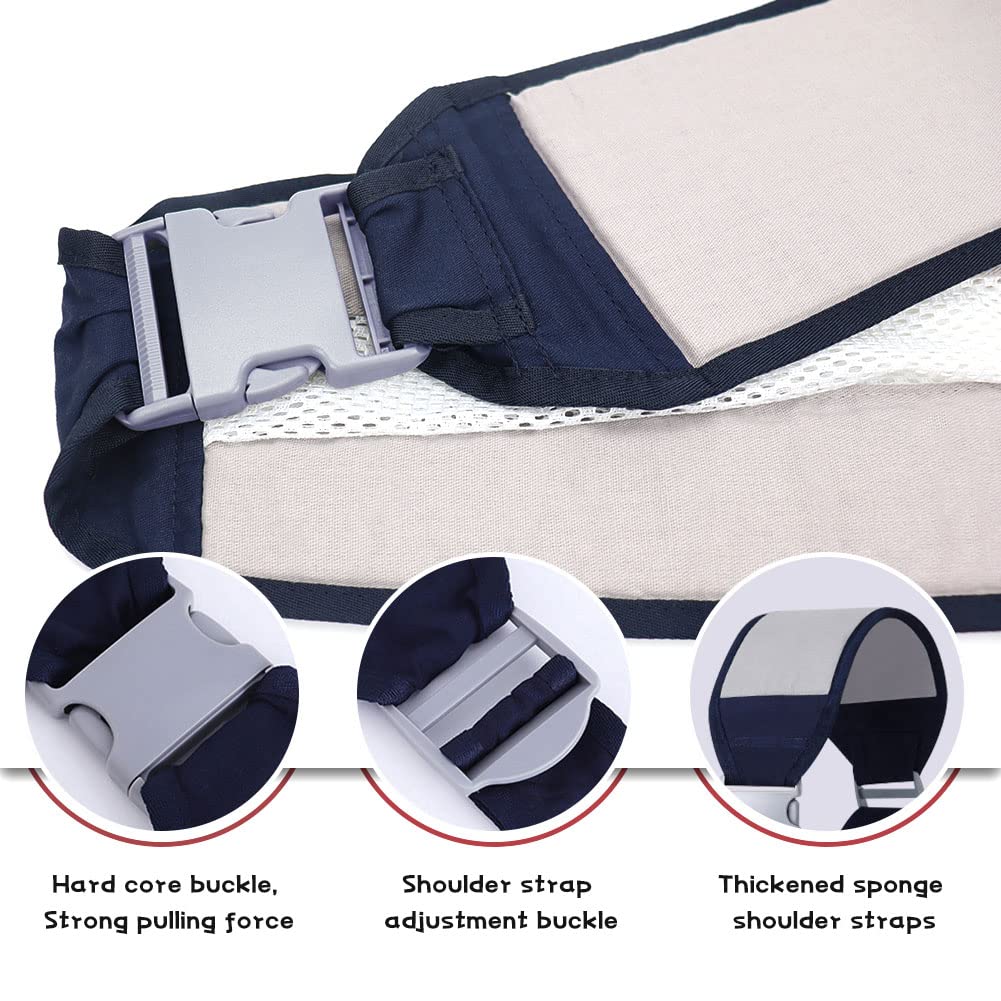 Breathable Baby Carrier Wrap with Padded Shoulder Support and Quick Release Clip All Vera Mart