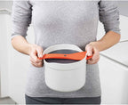Microwave Steam Cooker with Locking Paddle and Colander, 2-Liter Capacity All Vera Mart